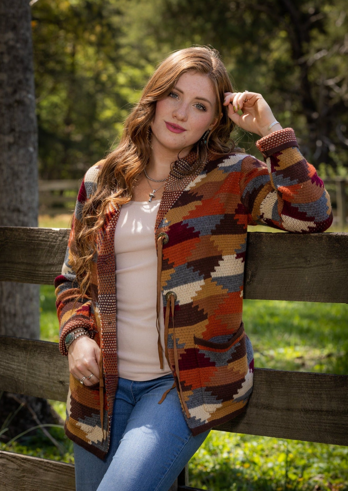 Annie Color-block Cardigan