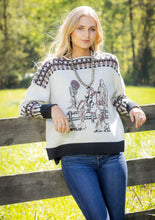 Load image into Gallery viewer, Calamity Jane Printed Sweater