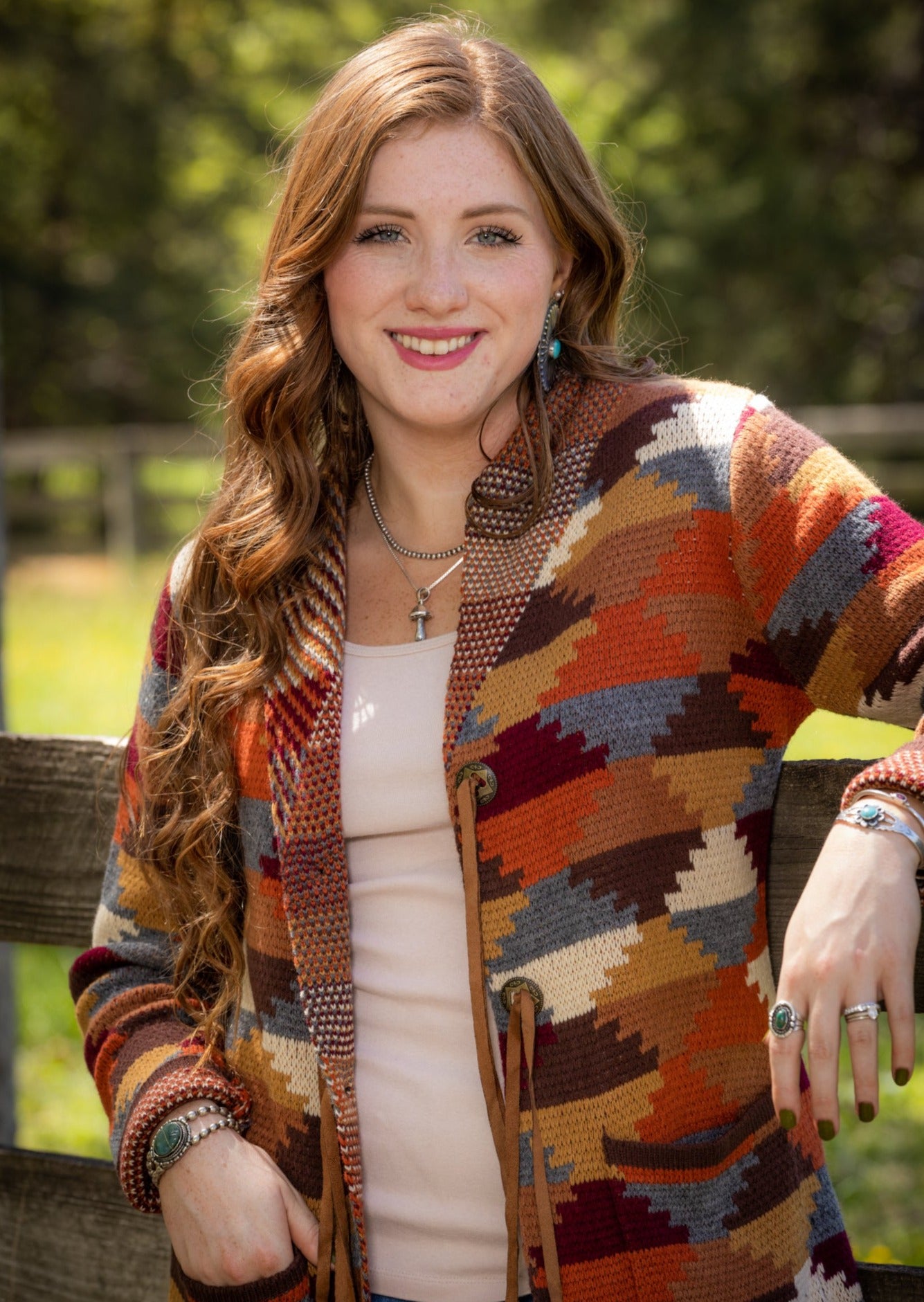 Annie Colorblock Cardigan CottonAndRyeOutfitters