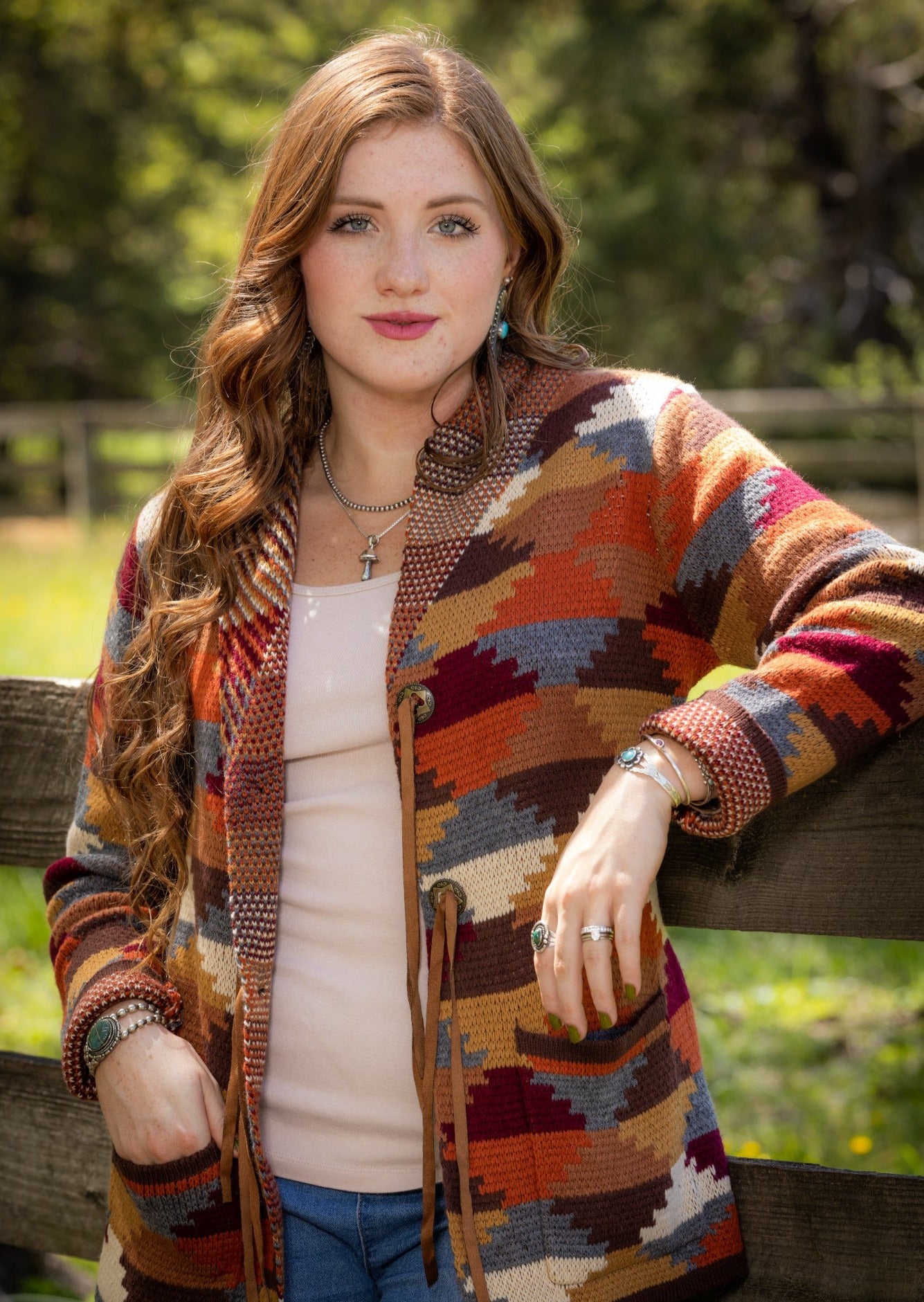 Annie Color-block Cardigan