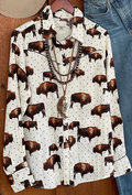 The Buffalo Dot Pearl Snap