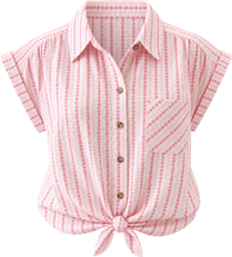 Prairie Pink Tie Shirt