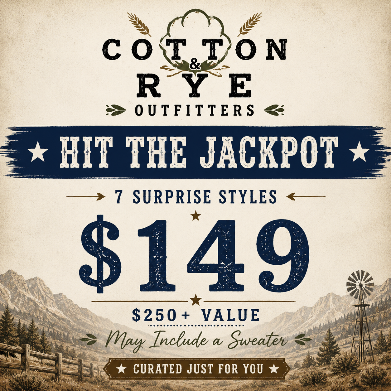 Hit the Jackpot Mystery Box — 7 Surprise Styles