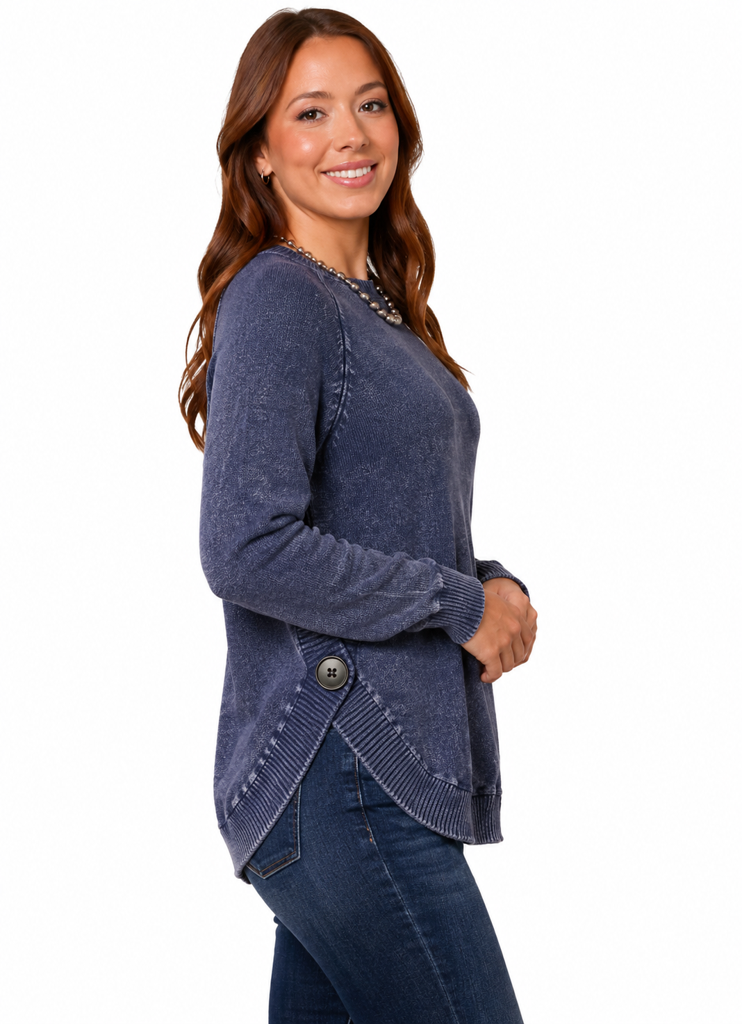 The Charlotte Garment Dyed Sweater