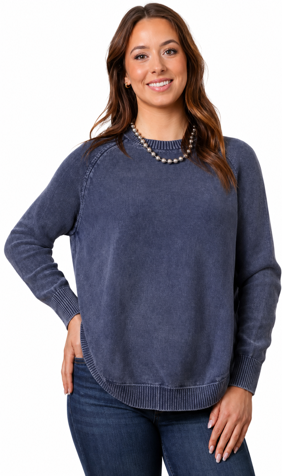 The Charlotte Garment Dyed Sweater
