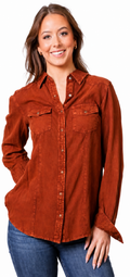 The Saffron Pearl Snap Shirt