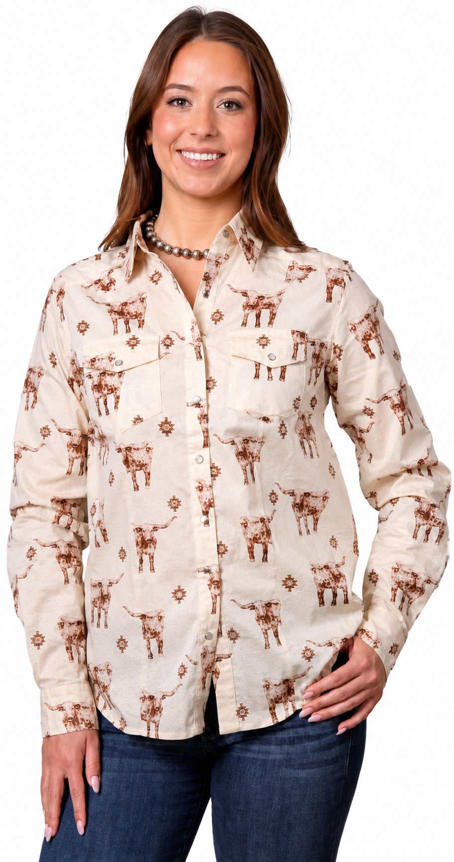 The Longhorn Pearl Snap Shirt