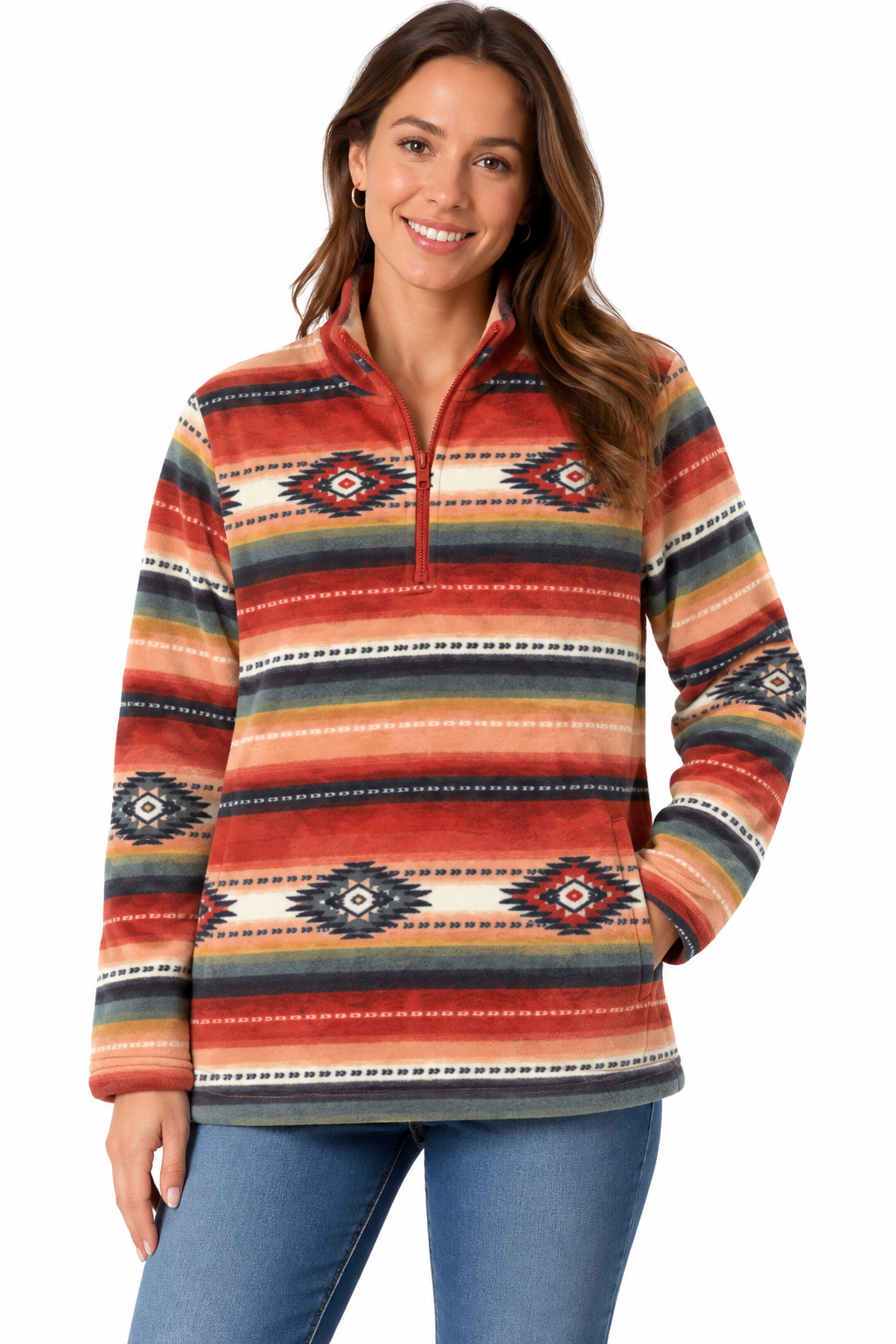 Ranch House Fleece – Red Rock