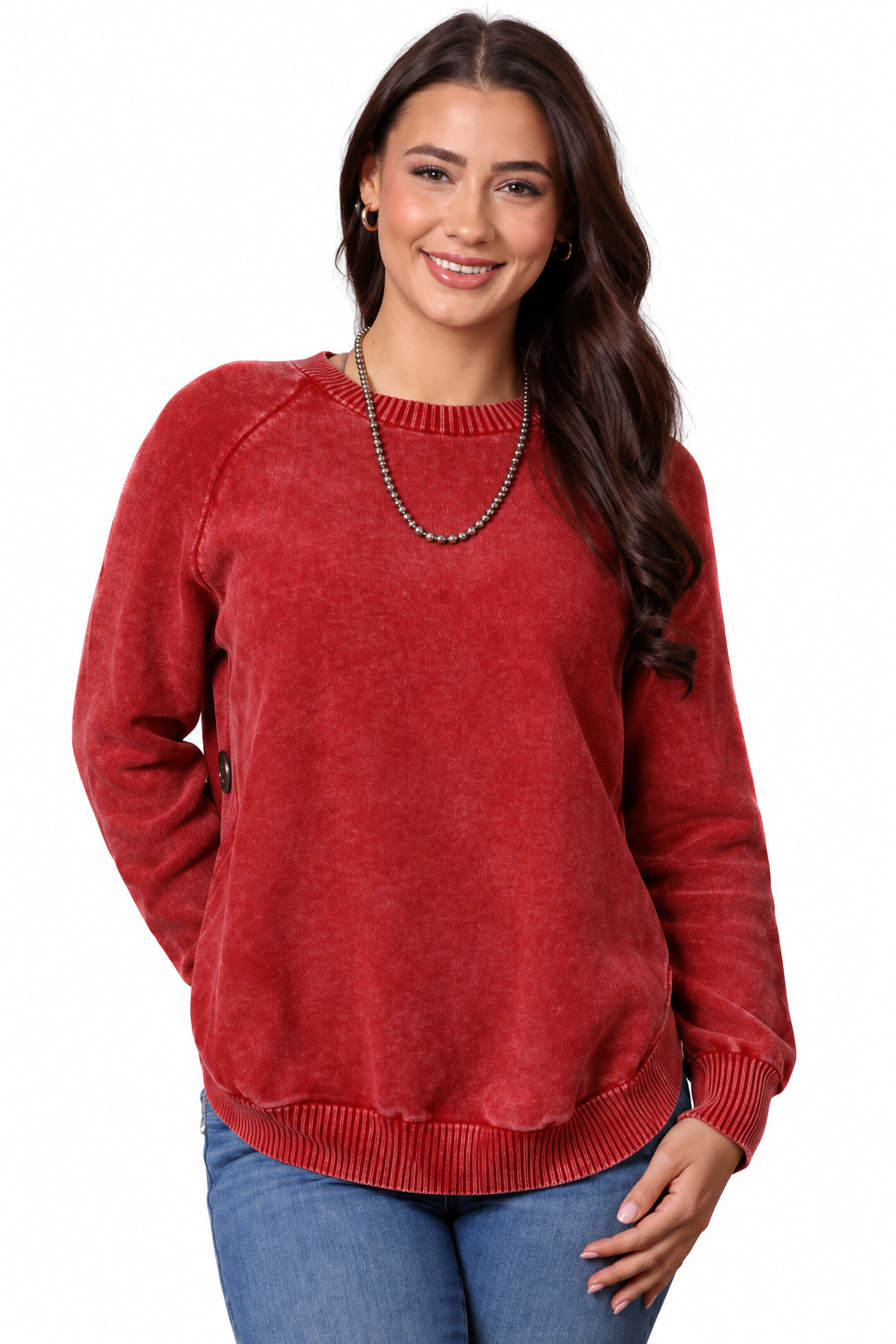 The Charlotte Garment Dyed Sweater