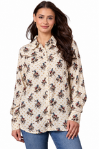 The Buckaroo Betty Pearl Snap Shirt