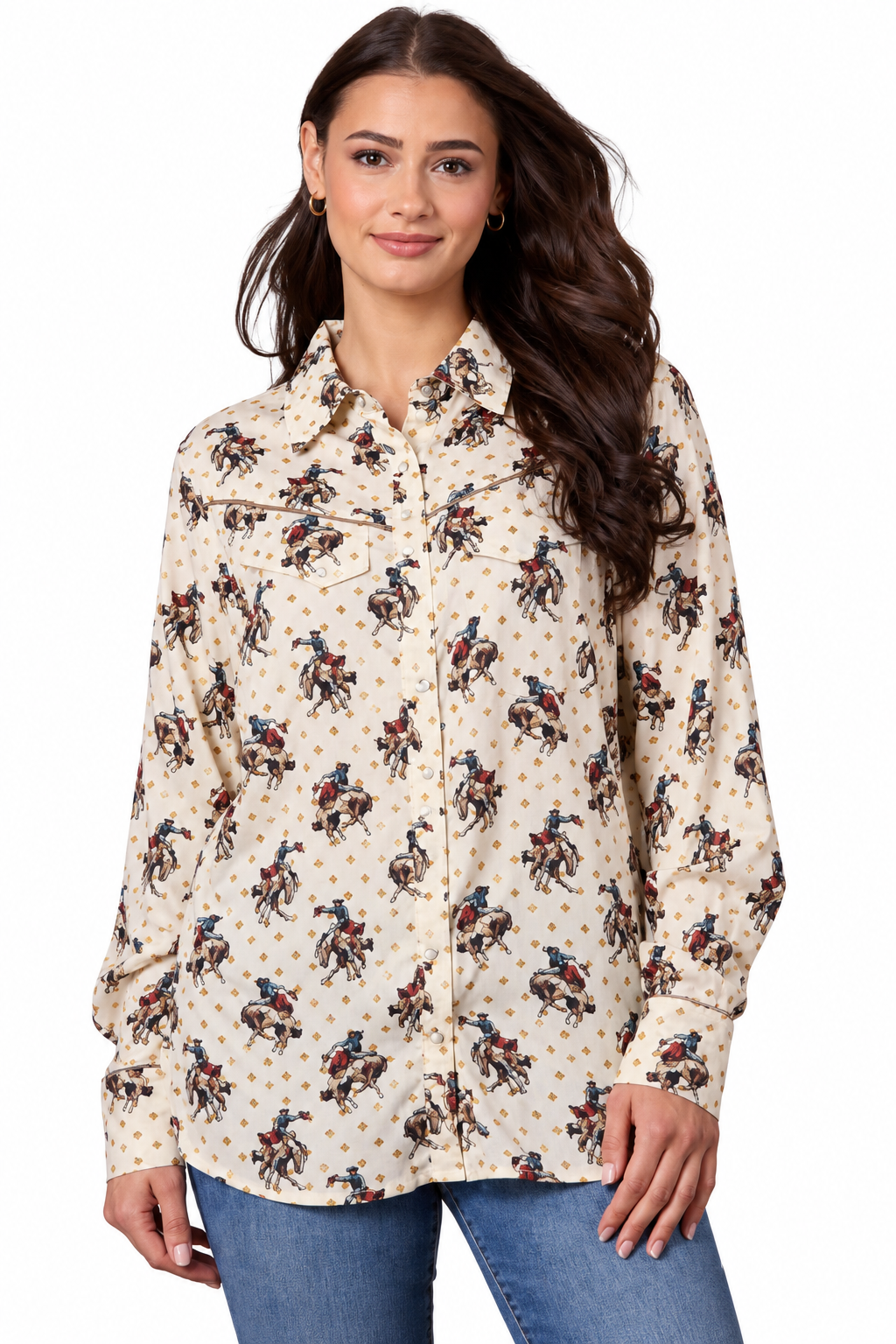 The Buckaroo Betty Pearl Snap Shirt