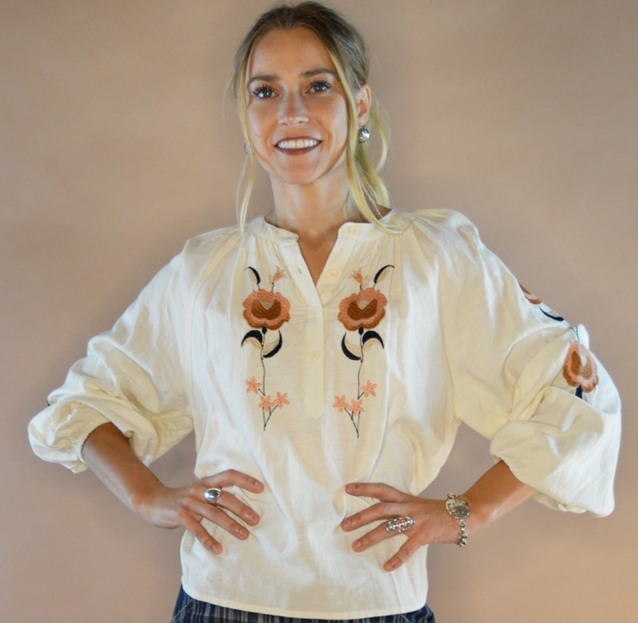 The Julia Embroidered Top