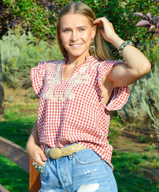 The Summer Gingham Top