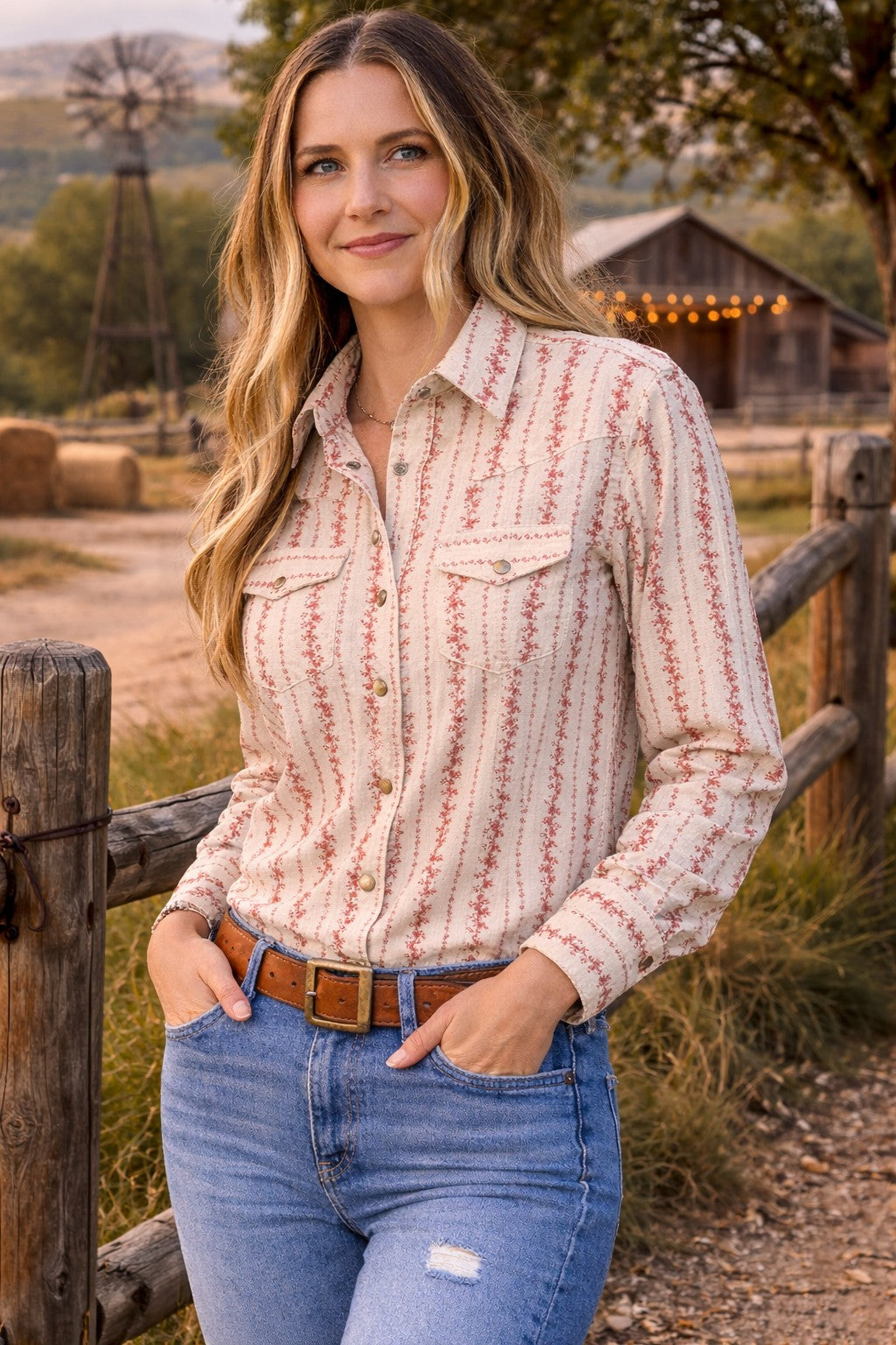 The Pearl Snap Rust – CottonAndRyeOutfitters
