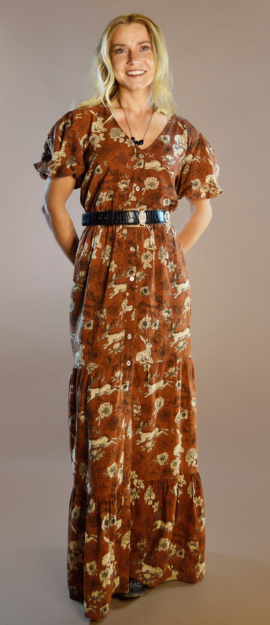 The Garden of Jackalopes Maxi Dress