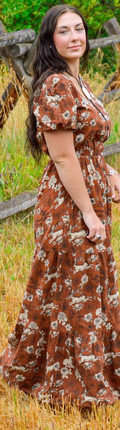 The Garden of Jackalopes Maxi Dress