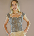 THE BONNIE BLUE SMOCKED TOP CRWW115-125-410 B PACK