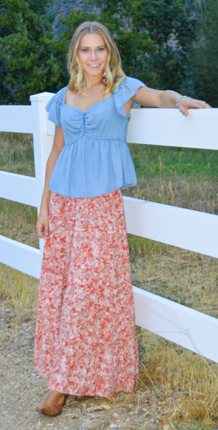 The Daisy Peasant Top