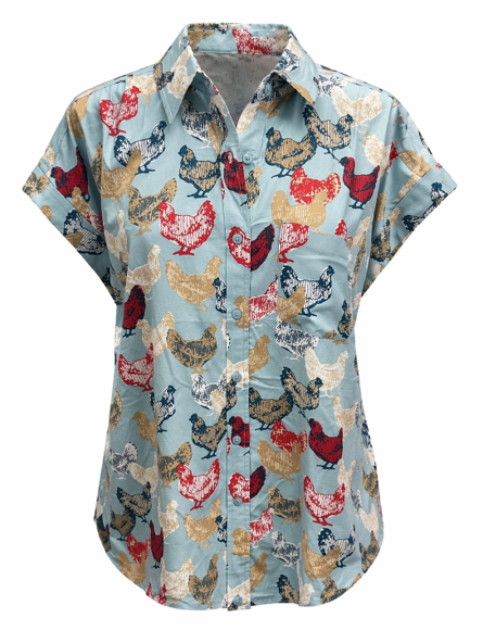 The Americana Hen Camp Shirt