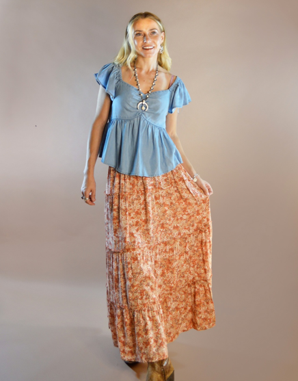 The Daisy Peasant Top